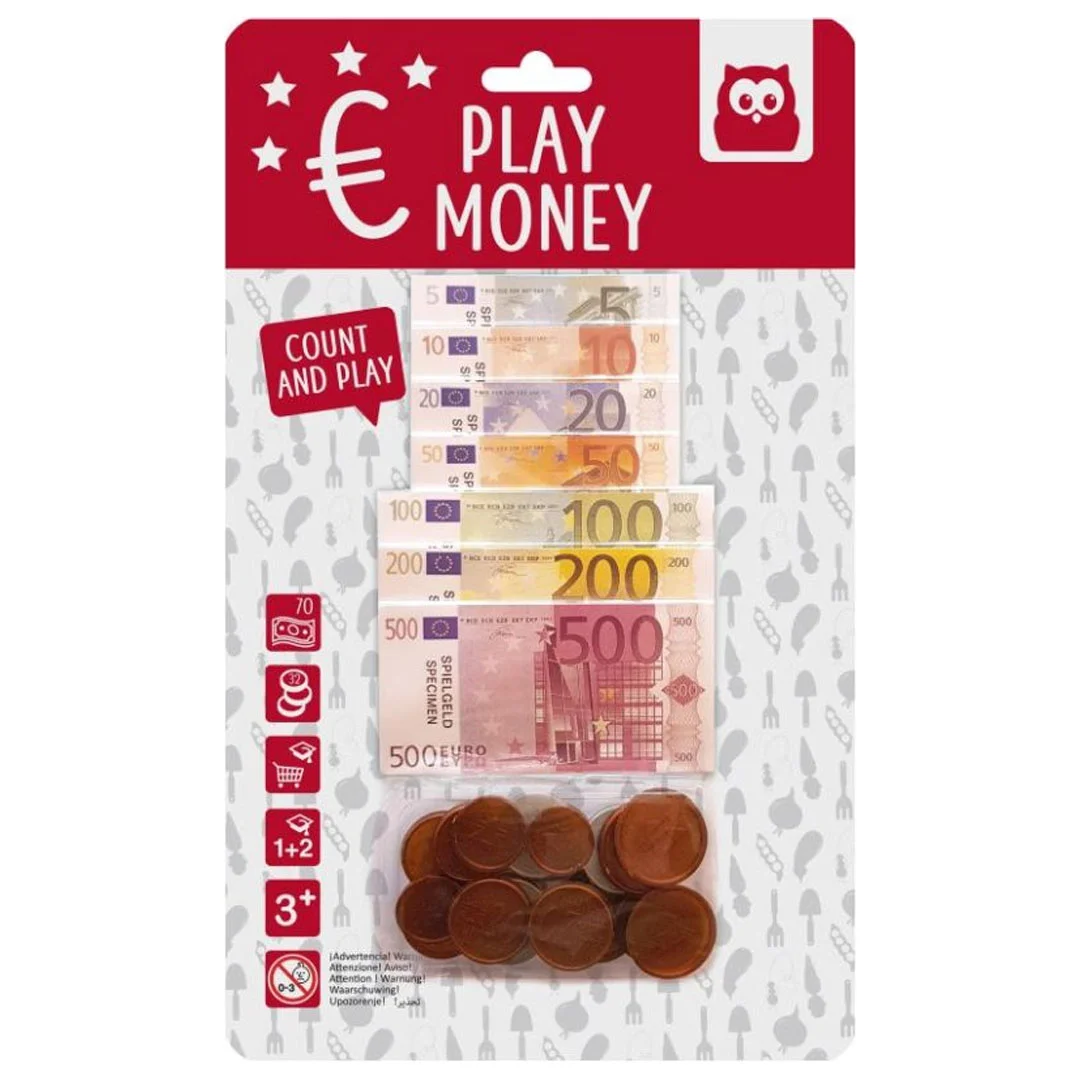 Φωτογραφία προϊόντος: 95202058 Eurekakids Χρήματα Euro Money Card 70 Τεμάχια
