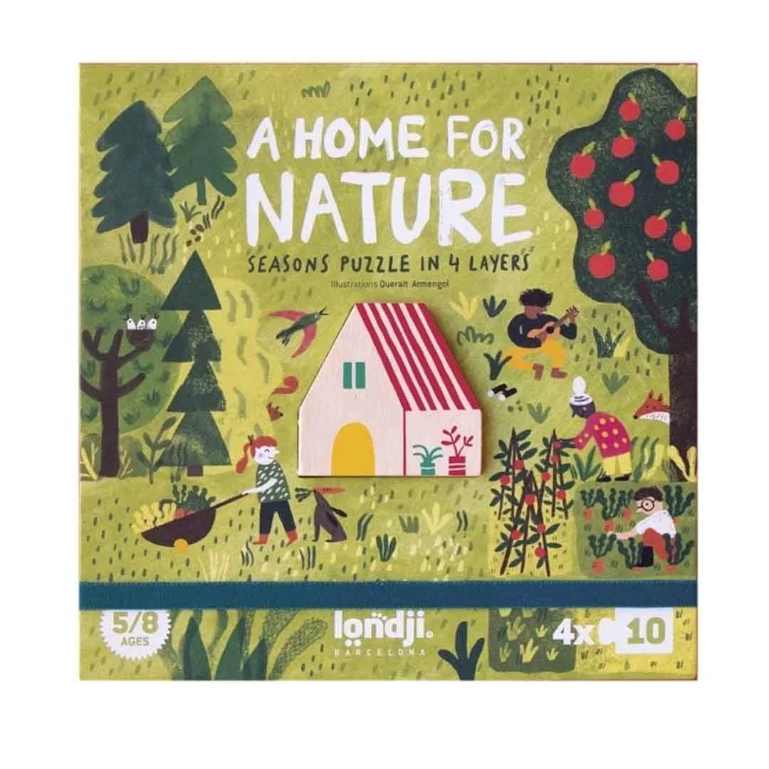 Φωτογραφία προϊόντος: PZ587 Londji Four Seasons Puzzle A Home For Nature 4x10 Τεμάχια