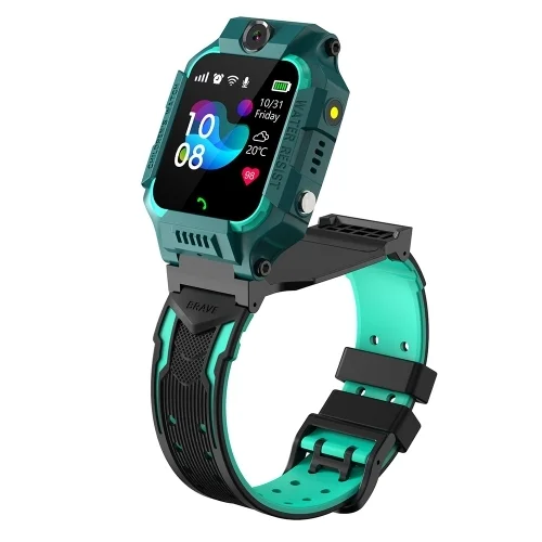 Φωτογραφία προϊόντος: OEM Q19 1.44-inch 360-degree Rotating Positioning Camera Smart Waterproof Children Calling Watch(Green)