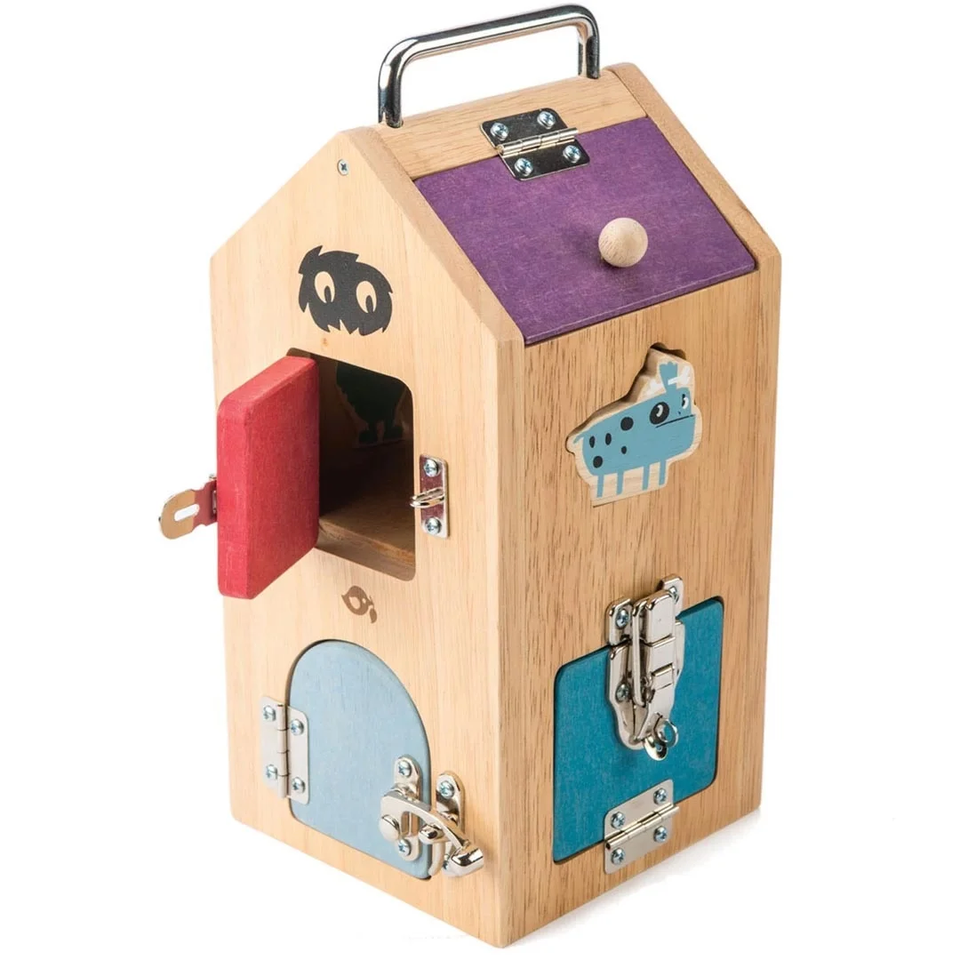 Φωτογραφία προϊόντος: TL8341 Tender Leaf Toys Preschool Eκπαιδευτικό Παιχνίδι Τερατάκια Μαθαίνω να ανοιγοκλείνω κλειδαριές
