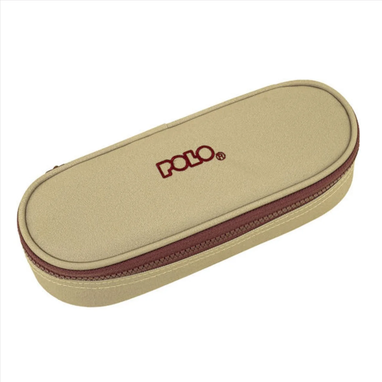 Φωτογραφία προϊόντος: Polo Κασετίνα Οβάλ Box Μπέζ Logo Μπορντό - 937003-7432