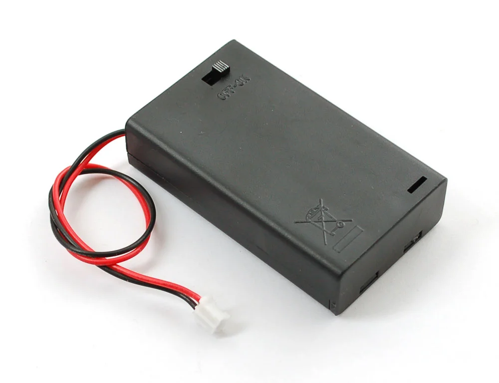 Φωτογραφία προϊόντος: Adafruit 3 x AAA Battery Holder with On/Off Switch and 2 Pin JST