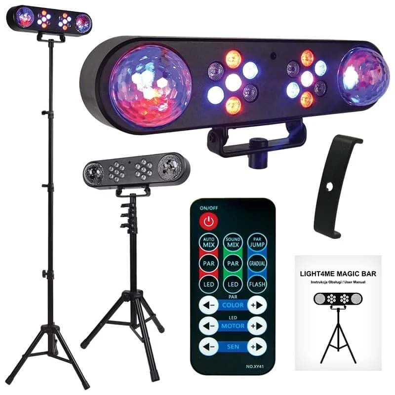 Φωτογραφία προϊόντος: LIGHT4ME MAGIC BAR disco ball effect LED PAR + stand + remote