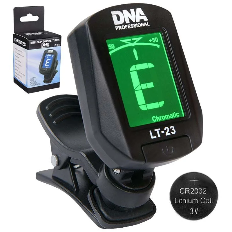 Φωτογραφία προϊόντος: DNA LT23 chromatic clip-on tuner for bass ukulele violin guitar