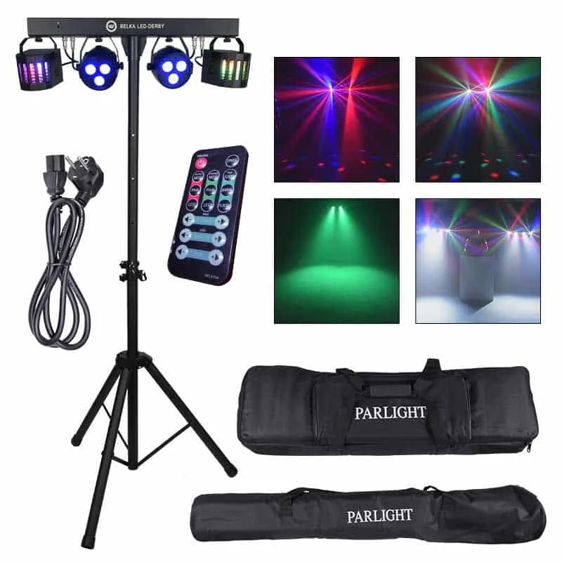 Φωτογραφία προϊόντος: LIGHT4ME T-BAR LED DERBY PAR lighting set