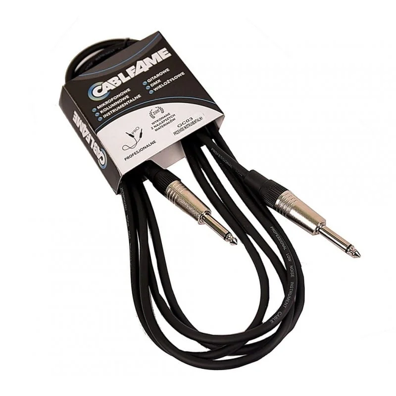 Φωτογραφία προϊόντος: CABLE4ME 6.35mm Mono Jack Male - 6.35mm Mono Jack Male 5m