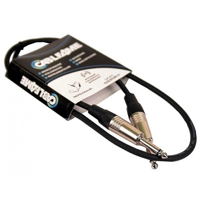 Φωτογραφία προϊόντος: CABLE4ME 6.35mm Mono Jack Male - 6.35mm Mono Jack Male 1m