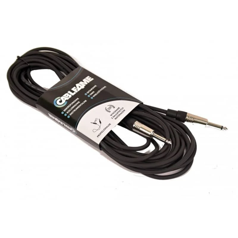 Φωτογραφία προϊόντος: CABLE4ME 6.35mm Mono Jack Male - 6.35mm Mono Jack Male 10m