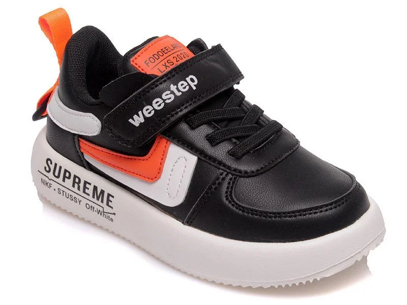 Φωτογραφία προϊόντος: Weestep Supreme αθλητικά παπούτσια σε μαύρο-πορτοκαλί χρώμα