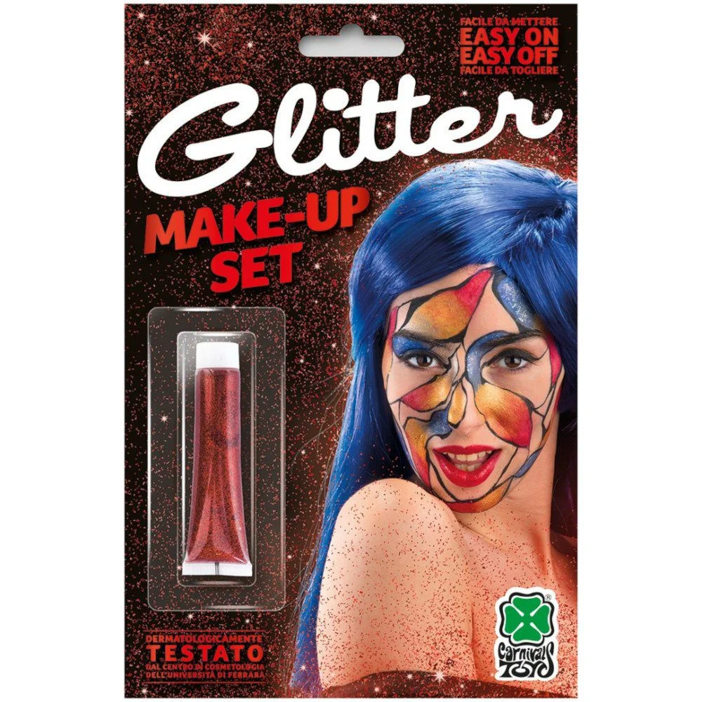 Φωτογραφία προϊόντος: Maskarata Αποκριάτικο MakeUp Glitter Κόκκινο