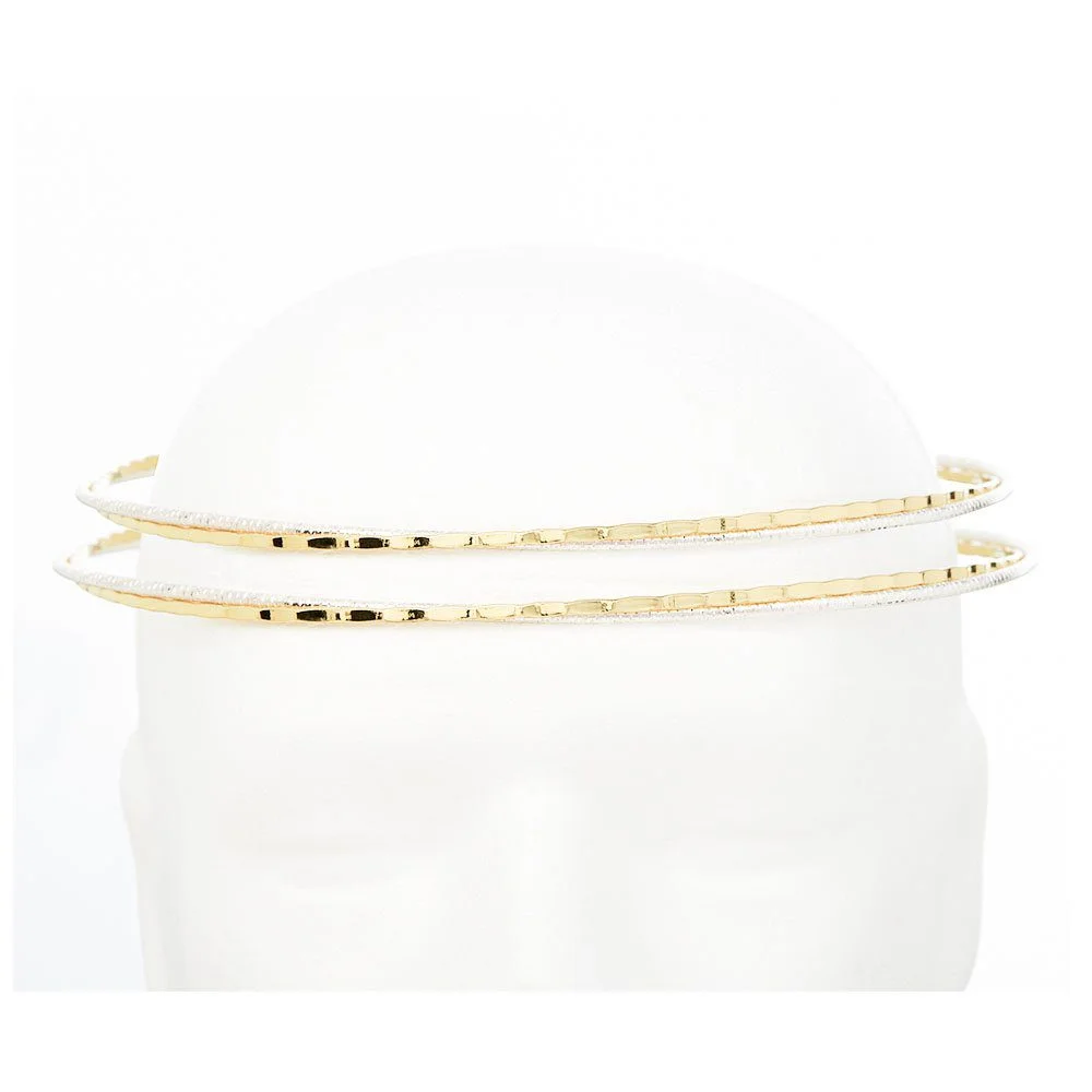 Φωτογραφία προϊόντος: Authentique Art Στέφανα Γάμου Επάργυρα Χρυσό-Ασημί SA2009