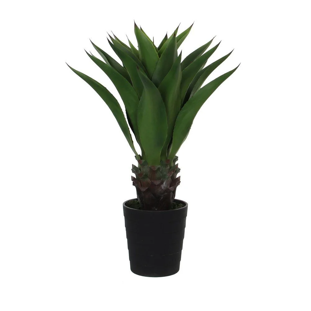 Φωτογραφία προϊόντος: Ecobags Τεχνητό Φυτό Agave σε πλαστικό κασπώ - Υ80 x 70εκ.