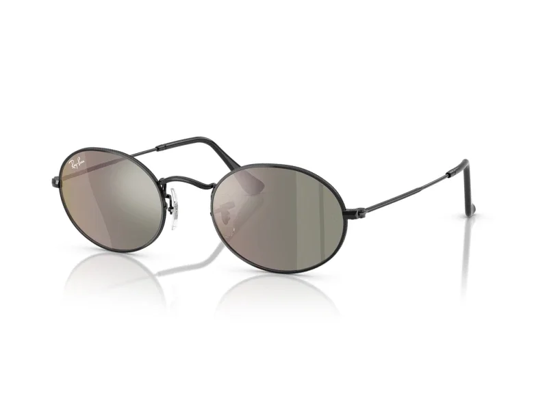Φωτογραφία προϊόντος: Γυαλιά Ηλίου Ray-Ban Unisex μεταλλικά μαύρα με γκρι καθρέπτη φακούς 3547n 00239 51mm