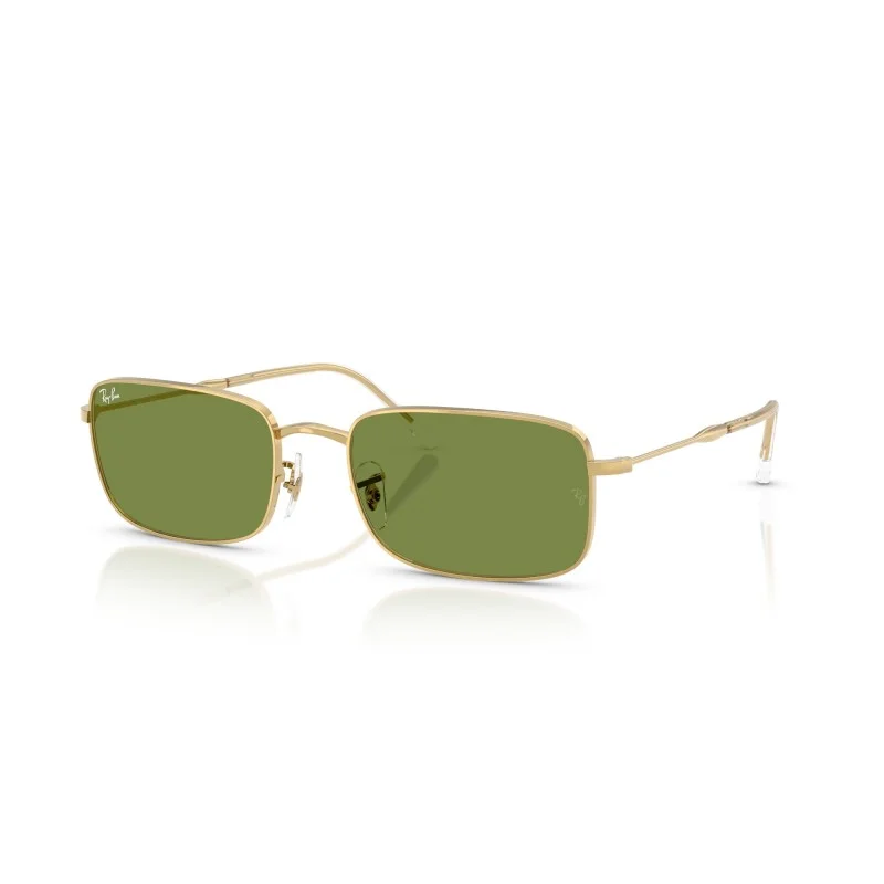 Φωτογραφία προϊόντος: Γυαλιά Ηλίου Ray-Ban Unisex μεταλλικά χρυσά με πράσινους φακούς 3746 0014e 56mm