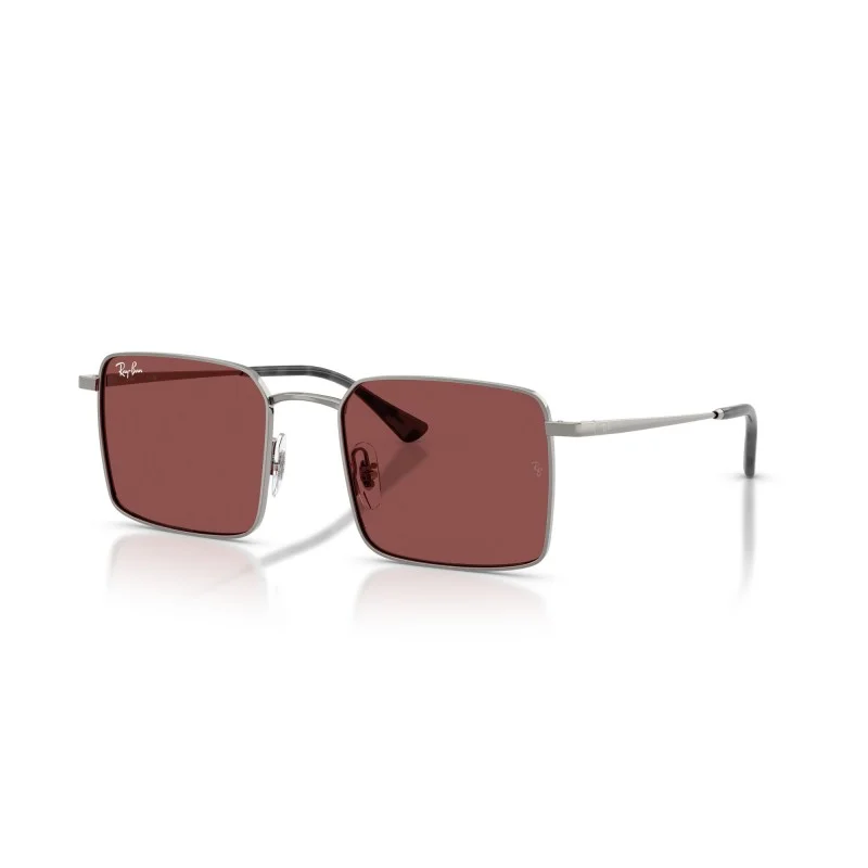 Φωτογραφία προϊόντος: Γυαλιά Ηλίου Ray-Ban Unisex μεταλλικά με μπορντώ φακούς 3782 00475 53mm