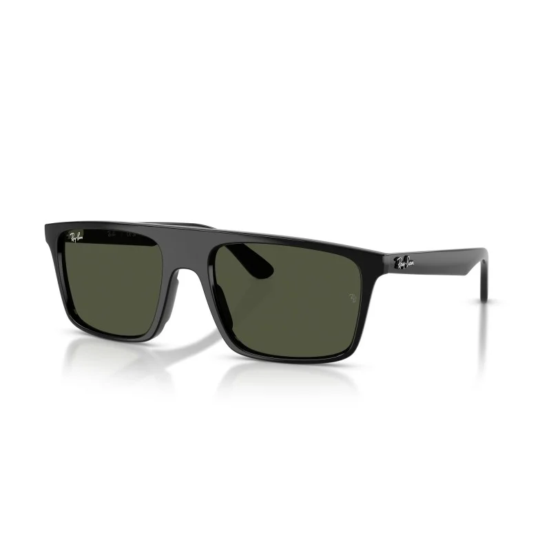 Φωτογραφία προϊόντος: Γυαλιά Ηλίου Ray-Ban Unisex κοκκάλινα μαύρα με πράσινους φακούς 2222 90131 55mm