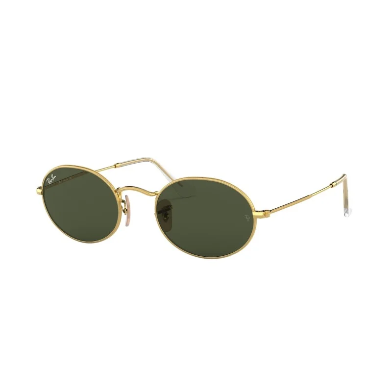 Φωτογραφία προϊόντος: Γυαλιά Ηλίου Ray-Ban Unisex μεταλλικά χρυσά με πράσινους φακούς 3547 00131 51mm