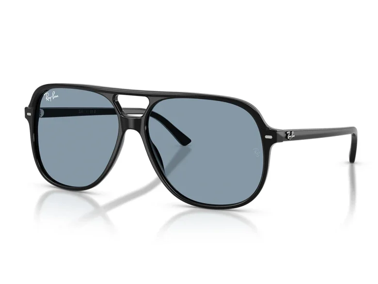 Φωτογραφία προϊόντος: Γυαλιά Ηλίου Ray-Ban Bill Unisex κοκκάλινα μαύρα με σκούρους μπλε φακούς 2198 90156 60mm