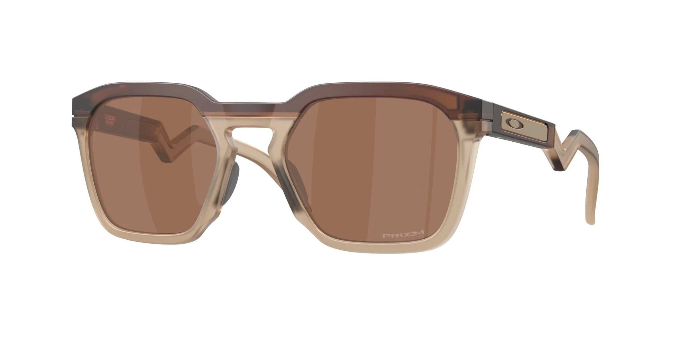 Φωτογραφία προϊόντος: Γυαλιά Ηλίου Oakley HSTN Sq Ανδρικά κοκκάλινα καφέ-μπεζ με καφέ φακό prizm 9533 0354 54mm