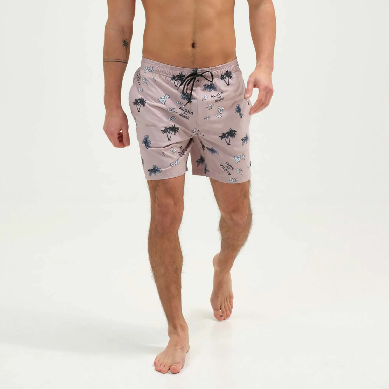 Φωτογραφία προϊόντος: EMERSON PRINTED COCOTEX HAWAII VOLLEY SHORTS ΡΟΖ