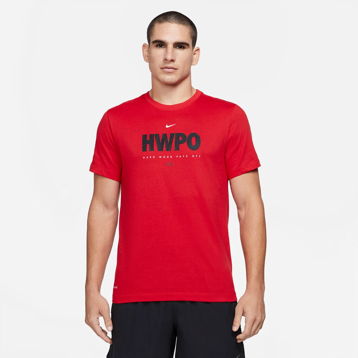 Φωτογραφία προϊόντος: NIKE DRI-FIT "HWPO" TRAINING T-SHIRT ΚΟΚΚΙΝΟ
