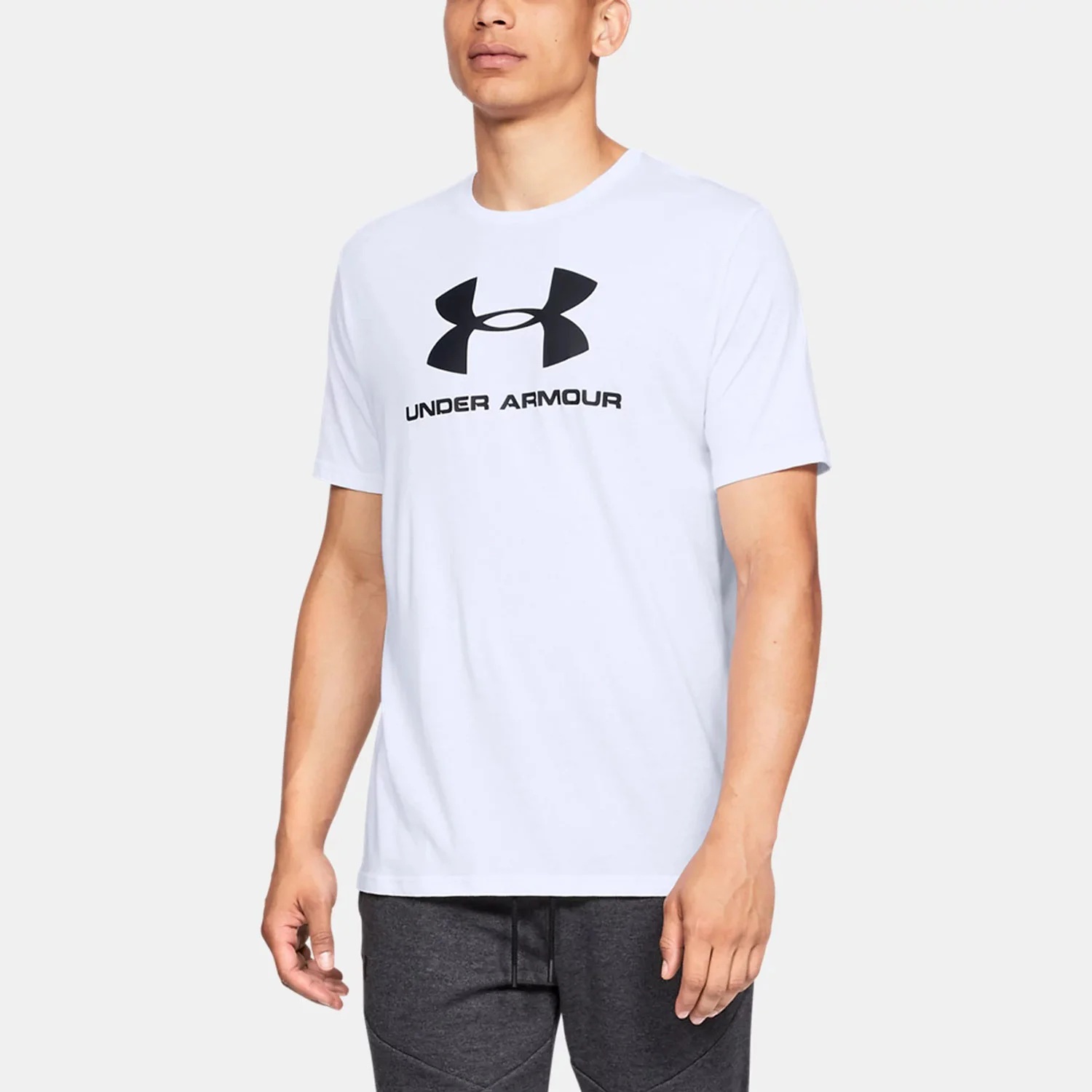 Φωτογραφία προϊόντος: UNDER ARMOUR UA SPORTSTYLE LOGO TEE ΑΣΠΡΟ