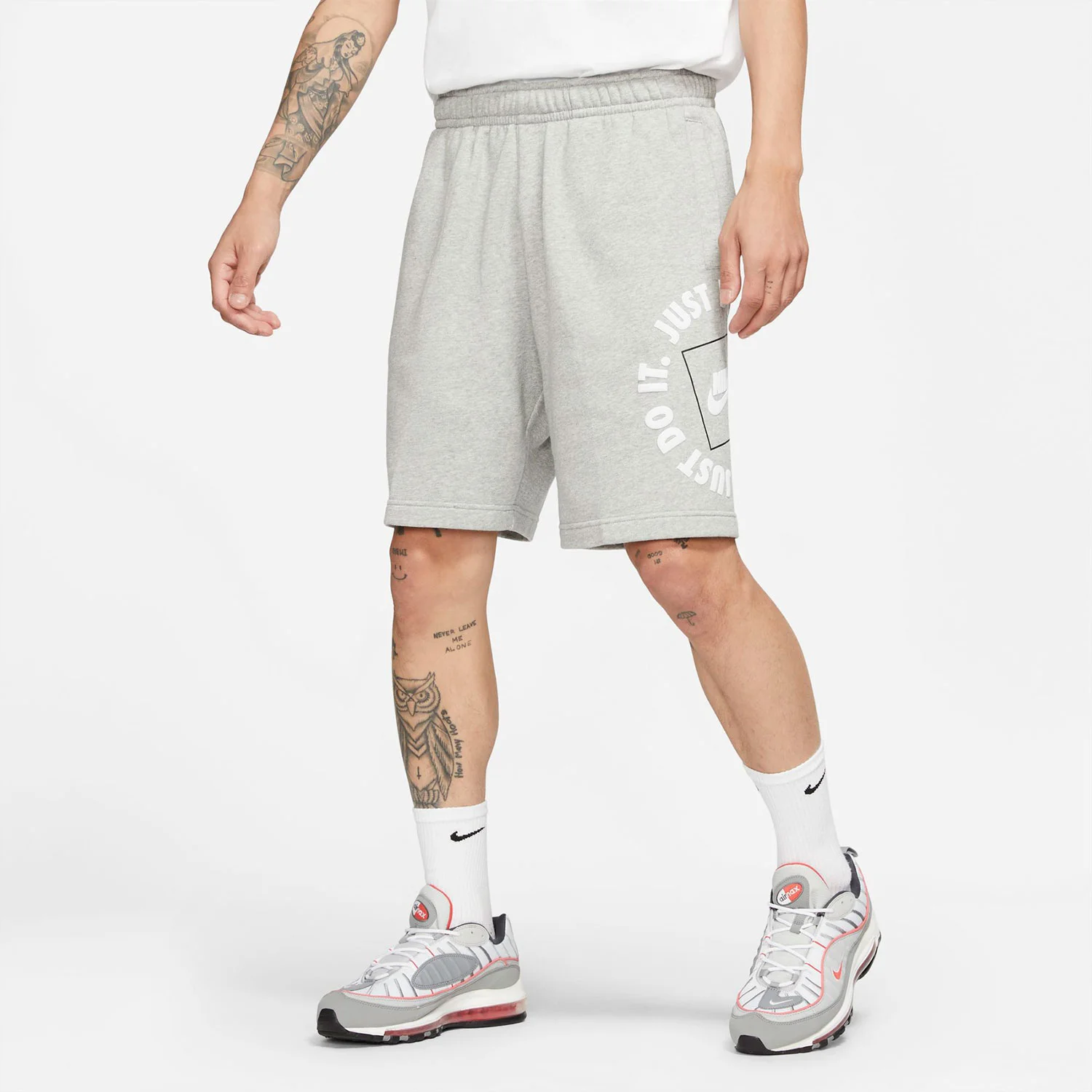 Φωτογραφία προϊόντος: NIKE SPORTSWEAR JDI FLEECE SHORTS ΓΚΡΙ