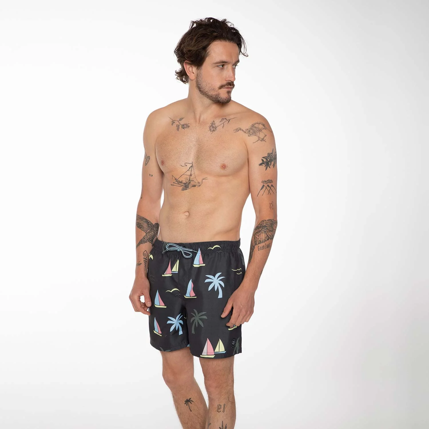 Φωτογραφία προϊόντος: PROTEST LAMAR SHORT SWIM SHORTS ΓΚΡΙ