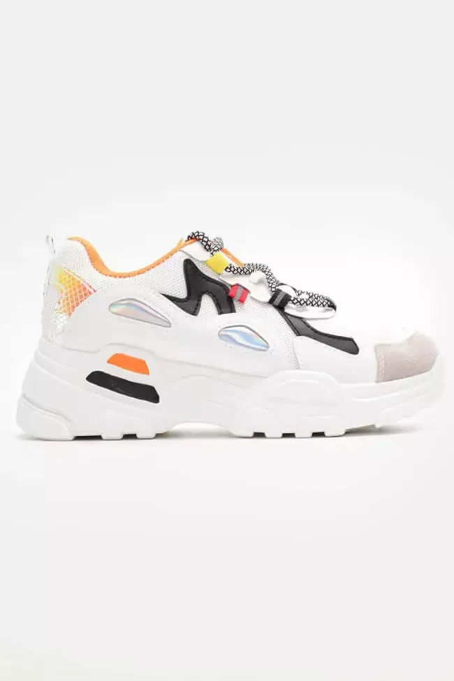 Φωτογραφία προϊόντος: Luigi - Γυναικεία Sneakers σε Συνδυασμό Υλικών & Χρωμάτων 3868335 Πορτοκαλί