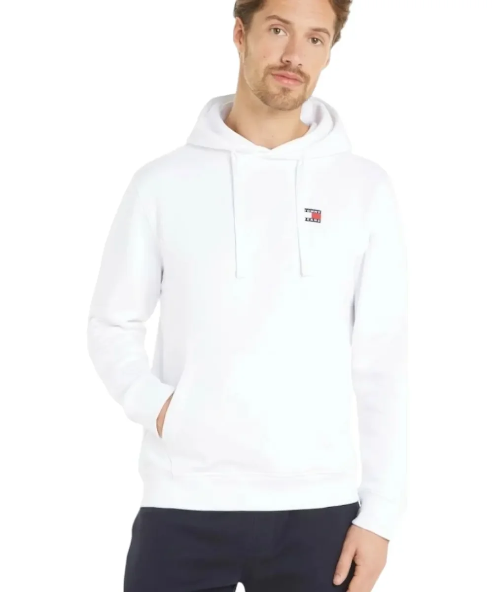 Φωτογραφία προϊόντος: Tommy Hilfiger - Ανδρικό Φούτερ με Κουκούλα DM0DM17988-YBR Λευκό