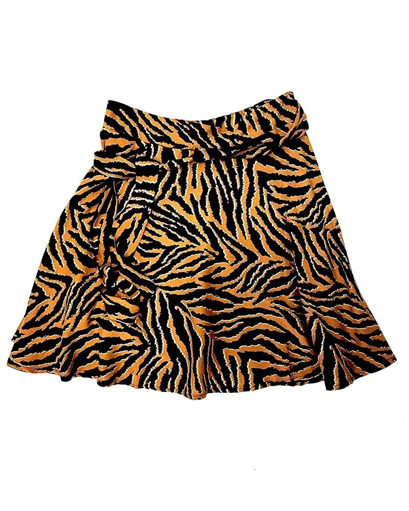 Φωτογραφία προϊόντος: SOU Selene γυναικεία φούστα animal print 60% πολυέστερ