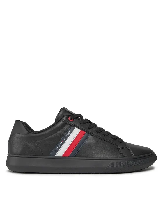 Φωτογραφία προϊόντος: Tommy Hilfiger - Ανδρικά Sneakers Essential Leather Cupsole FM0FM04921-0GK Μαύρο