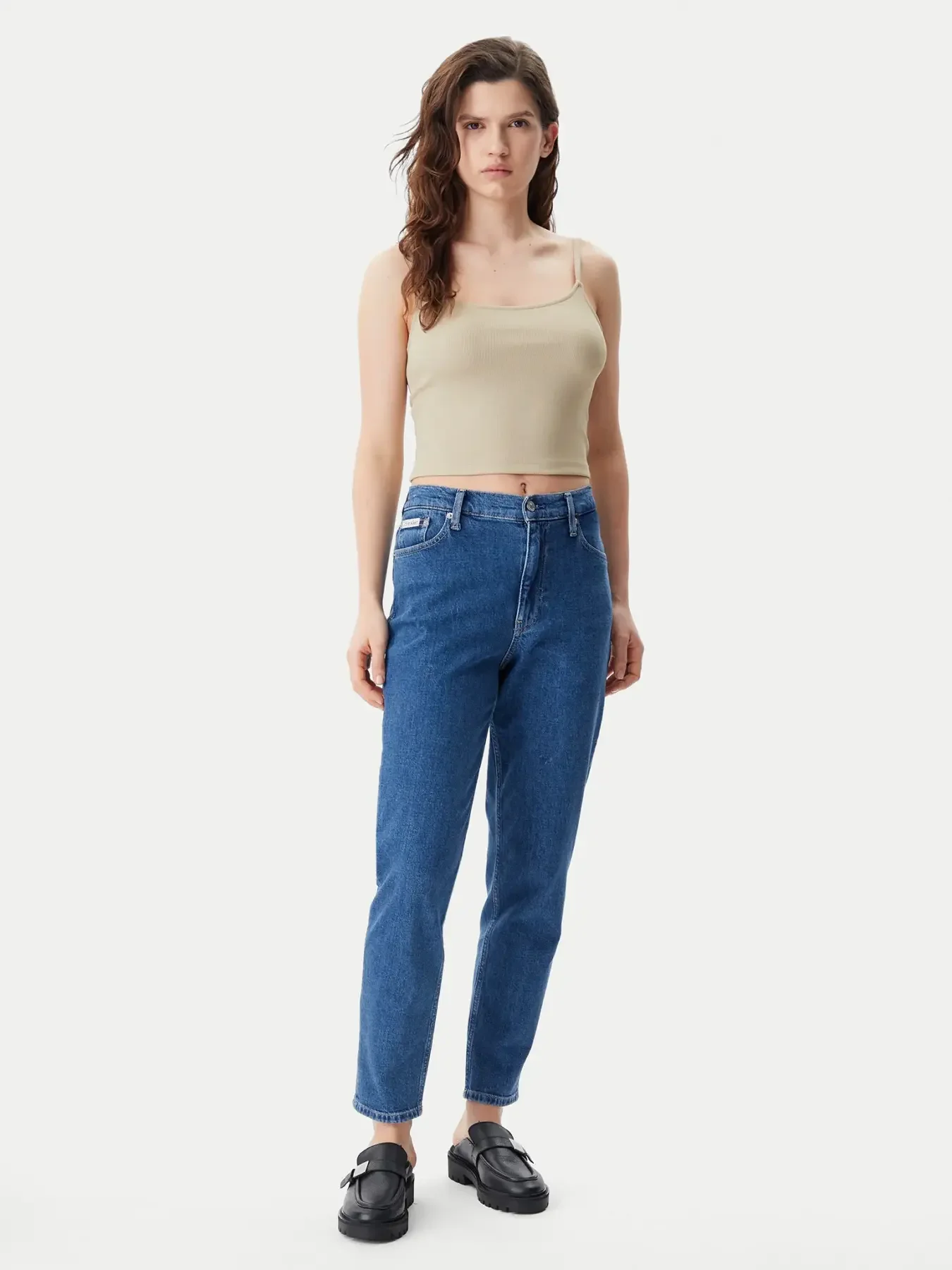 Φωτογραφία προϊόντος: Calvin Klein - Γυναικείο Jean Mom Fit J20J225505-1A4 Μπλε