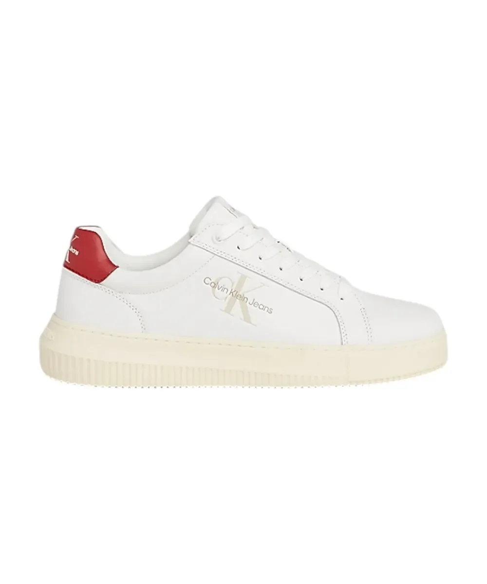 Φωτογραφία προϊόντος: Calvin Klein - Cupsole Mono Lth Ανδρικά Chunky Sneakers YM0YM00681-0KV Λευκό