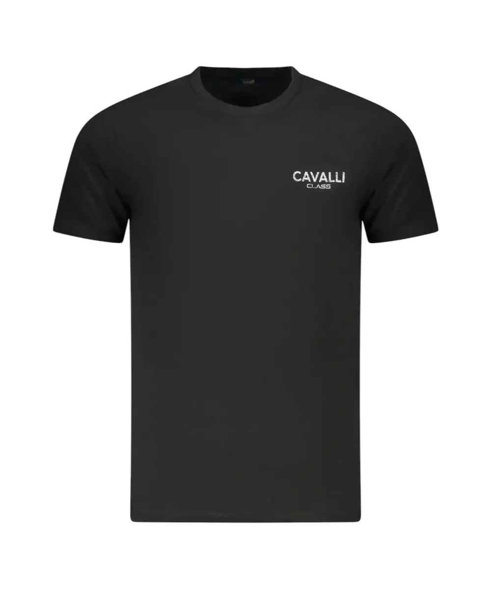 Φωτογραφία προϊόντος: Cavalli Class - Ανδρική Μπλούζα T-Shirt Κοντομάνικη Short Sleeve TXT61JJD060-05051 Μαύρο