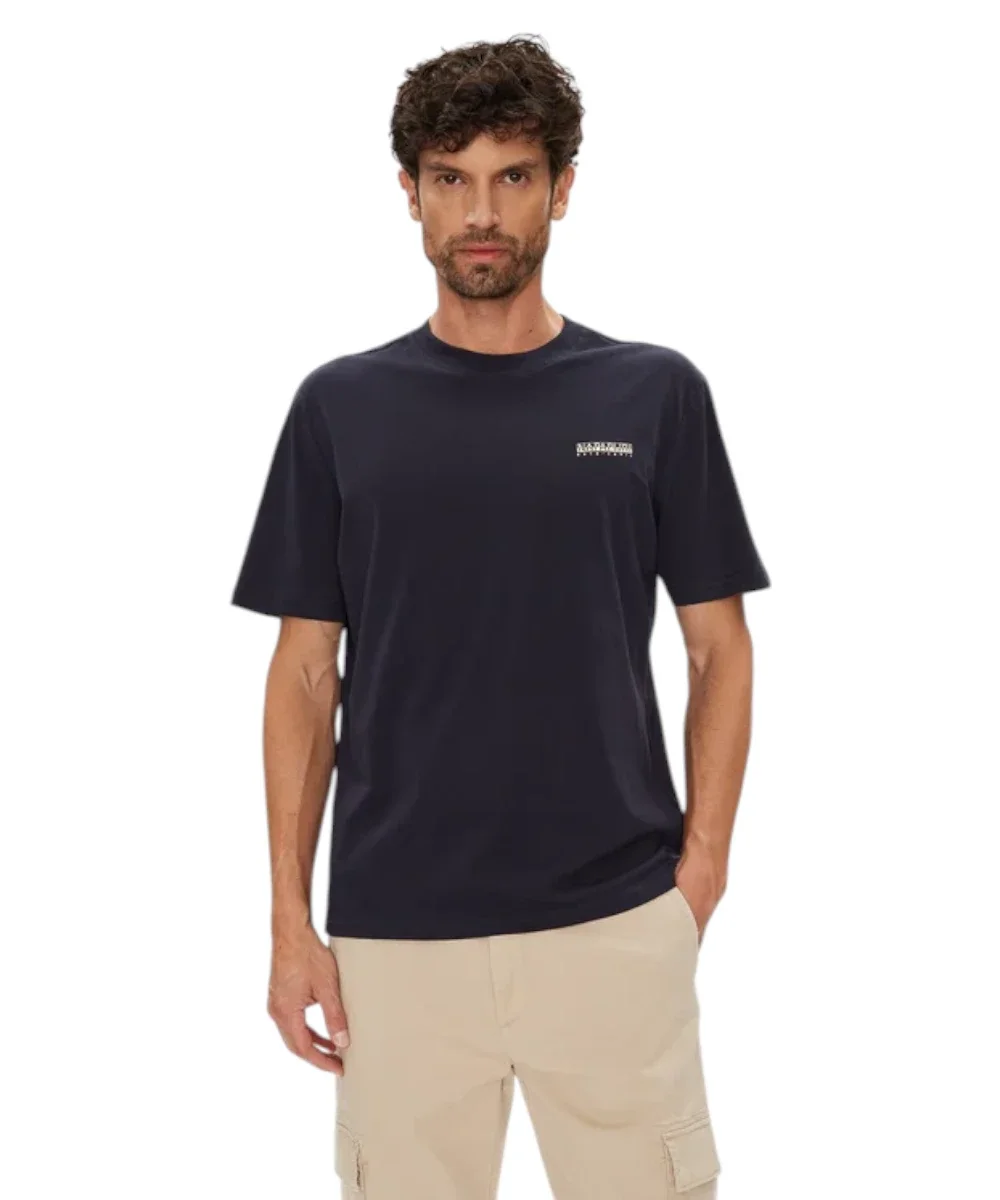 Φωτογραφία προϊόντος: Napapijri - Ανδρικό T-shirt S Smallbox Regular Fit NP0A88TR-176 Μπλε Σκούρο