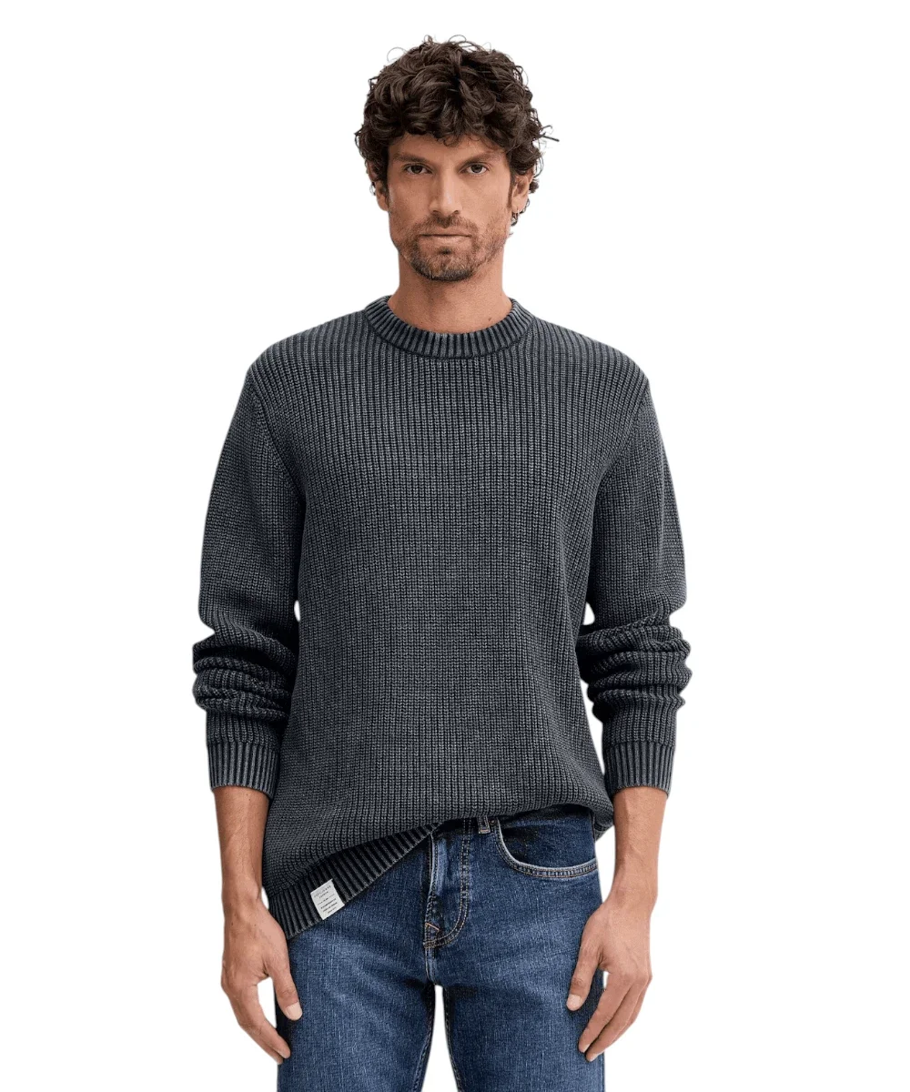 Φωτογραφία προϊόντος: Pepe Jeans - Ανδρικό Πουλόβερ Βαμβακερό Neck Jumper PM7000022-594 Μπλε Σκούρο