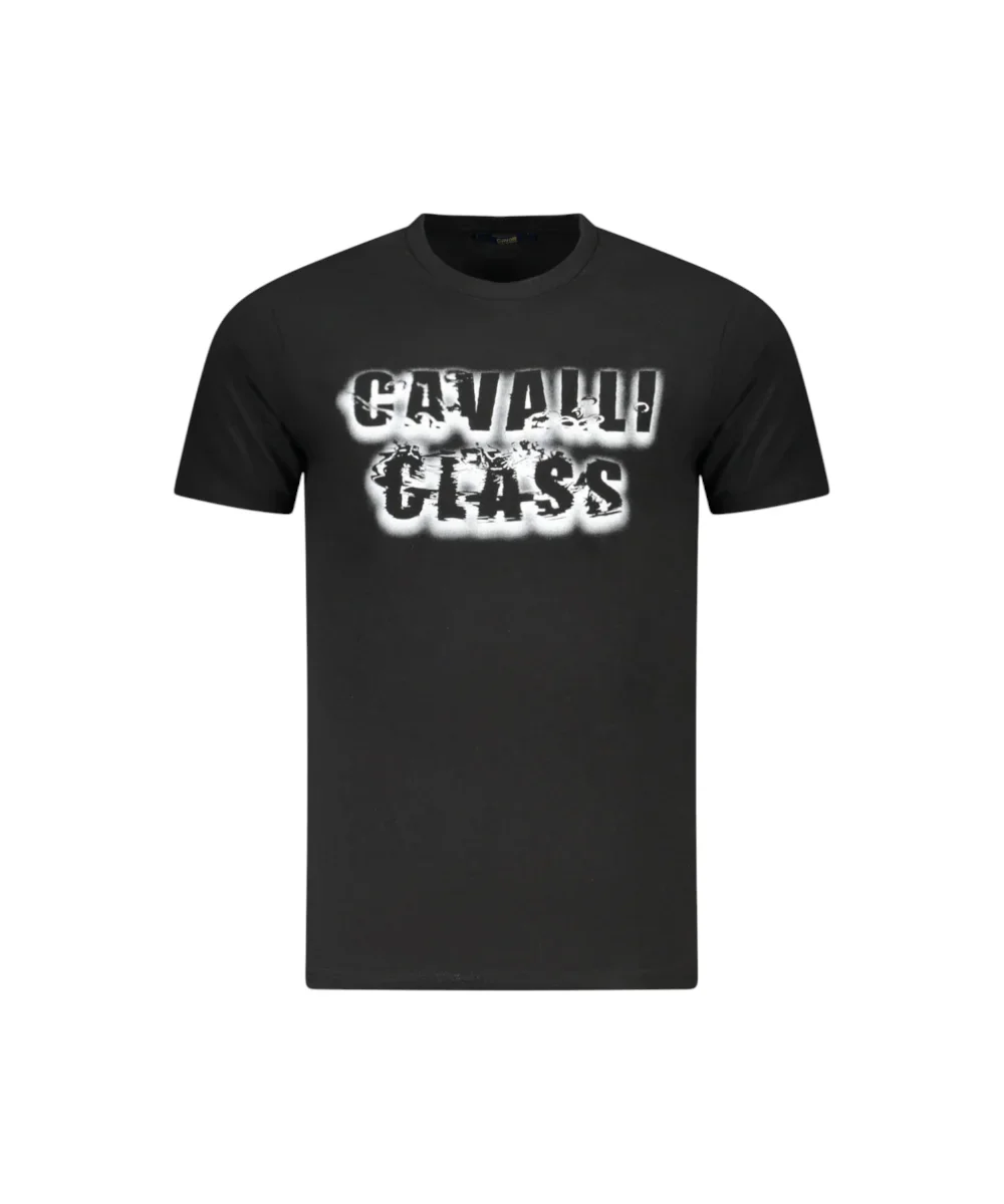 Φωτογραφία προϊόντος: Cavalli Class - Ανδρική Μπλούζα T-Shirt Κοντομάνικη Regular Fit TXT61CJD060-05051 Μαύρο