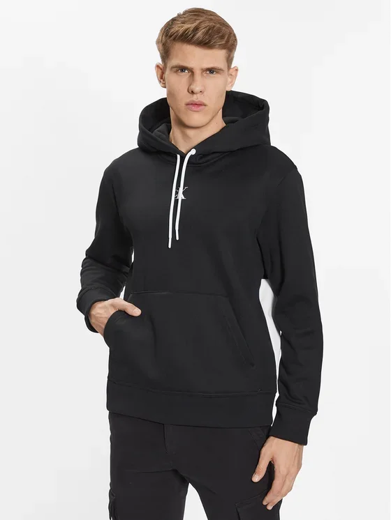 Φωτογραφία προϊόντος: Calvin Klein - Ανδρικό Φούτερ με Κουκούλα J30J323435-BEH Μαύρο