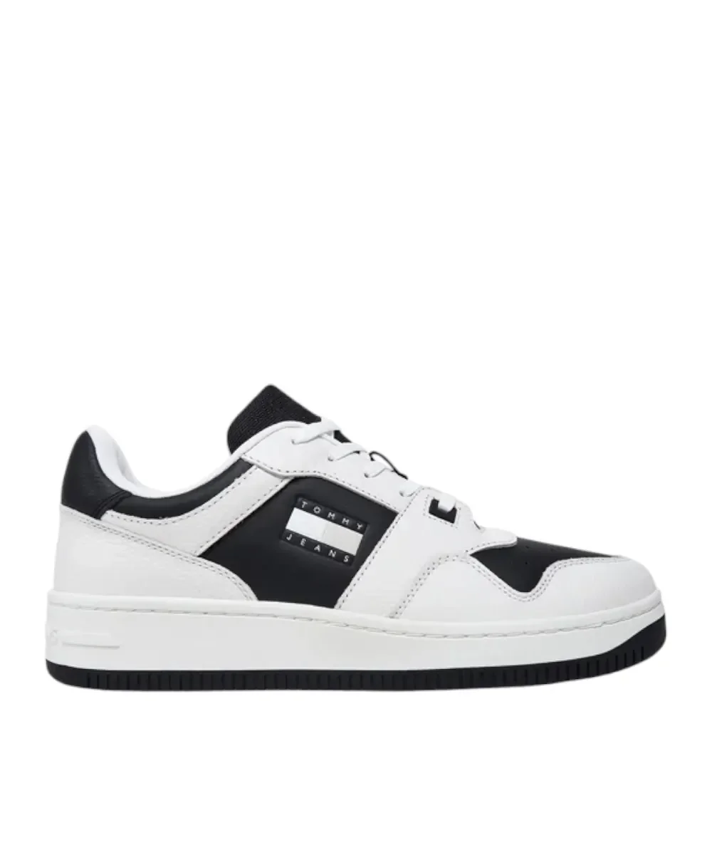 Φωτογραφία προϊόντος: Tommy Hilfiger - Ανδρικά Sneakers Retro Basket Cupsole Tumble EM0EM01513-YBL Λευκό