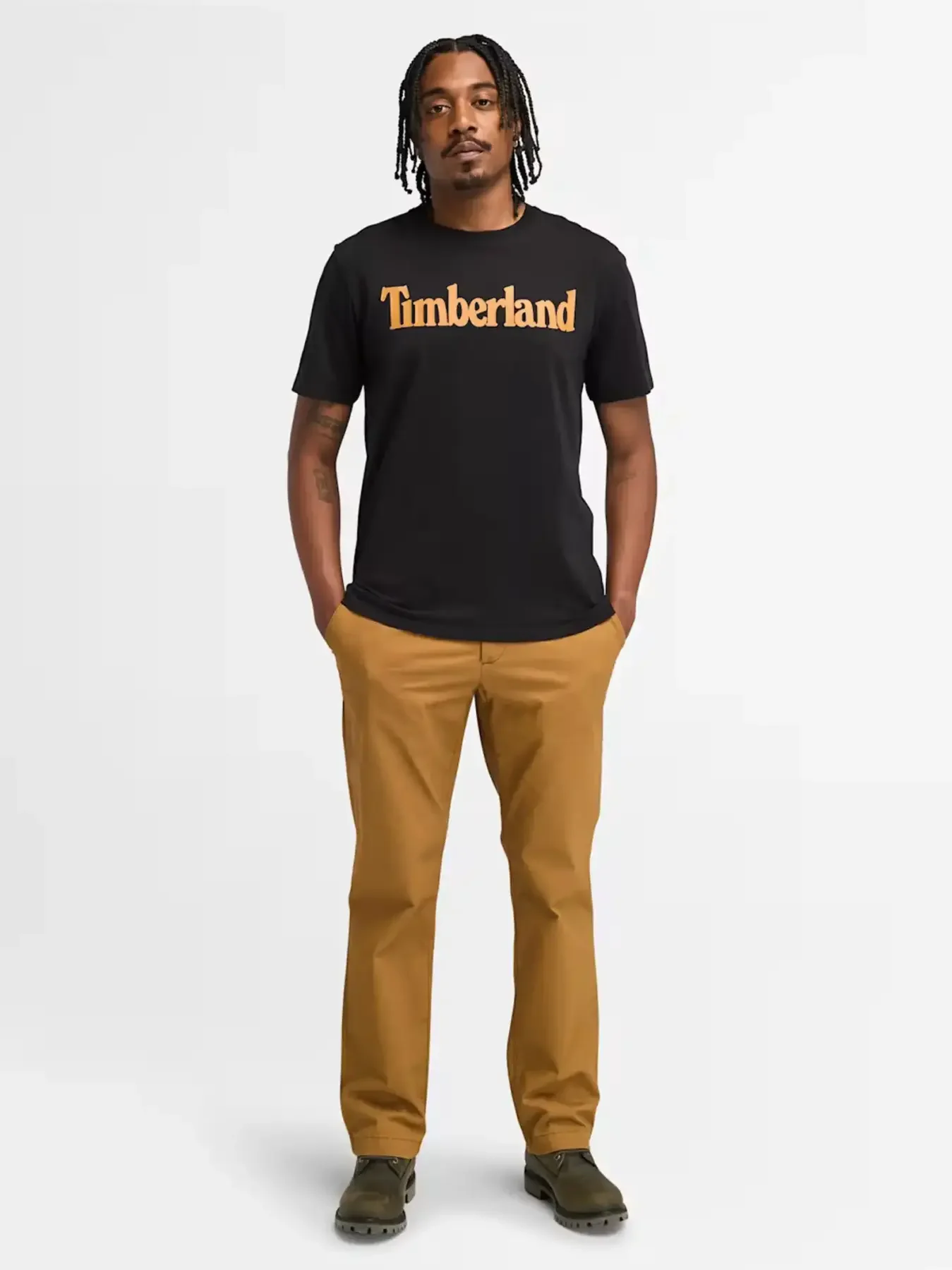 Φωτογραφία προϊόντος: Timberland - Ανδρικό T-shirt με Λογότυπο TB0A2BRN-P56 Μαύρο