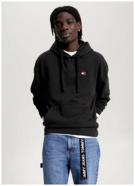 Φωτογραφία προϊόντος: Tommy Hilfiger - Ανδρικό Φούτερ με Κουκούλα DM0DM16369-BDS Μαύρο