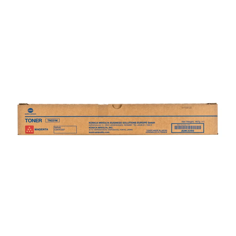 Φωτογραφία προϊόντος: OEM Konica Minolta TN-221M Magenta Toner Bizhub C227/C287