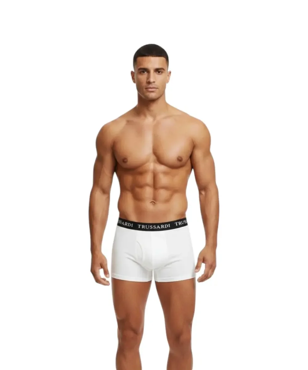 Φωτογραφία προϊόντος: Trussardi Jeans- Ανδρικά Μποξεράκια 2Pack TRU2UTR02-01WHIT Λευκό
