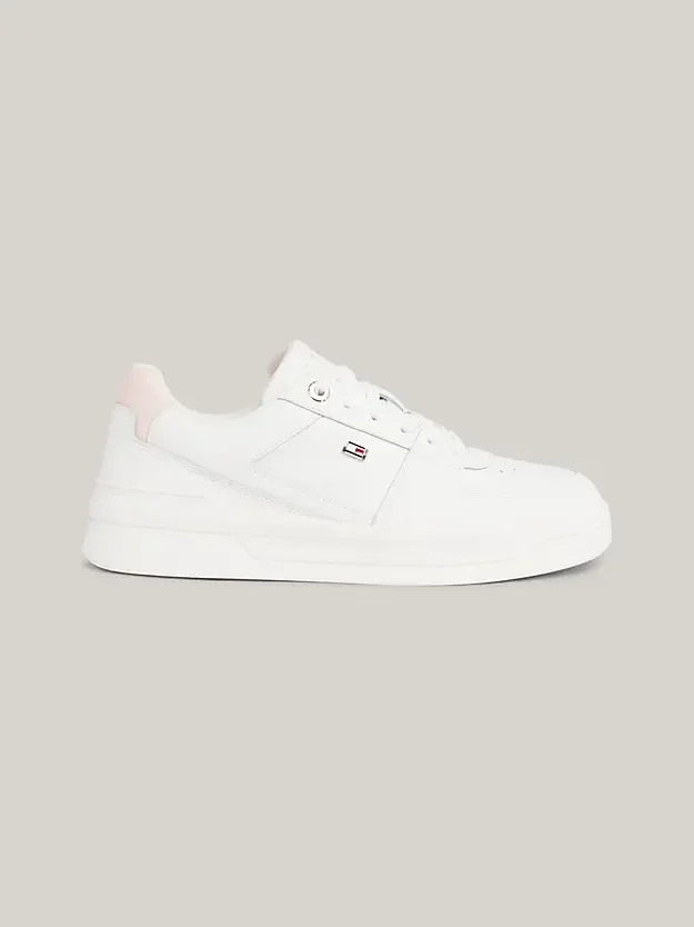 Φωτογραφία προϊόντος: Tommy Hilfiger - Γυναικεία Sneakers Flag Basket FW0FW08081-0LA Εκρού