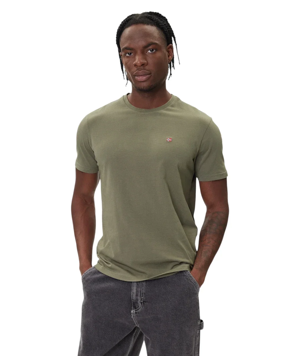Φωτογραφία προϊόντος: Napapijri - Ανδρικό T-shirt Salis Ss Sum Regular Fit NP0A4H8D-G0A Χακί