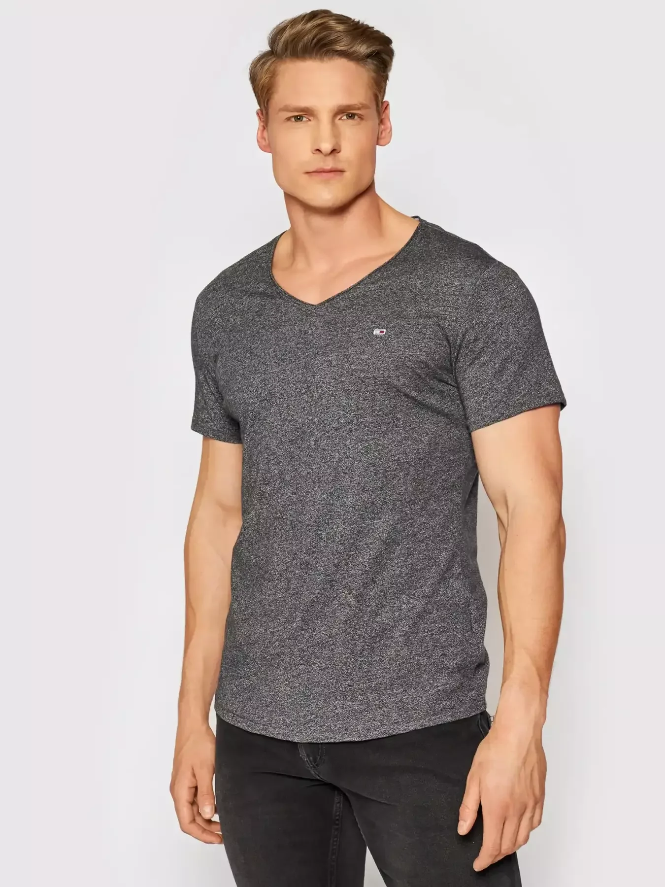 Φωτογραφία προϊόντος: Tommy Hilfiger - Ανδρικό T-Shirt Tjm Jaspe Slim Fit DM0DM09587-BDS Γκρι