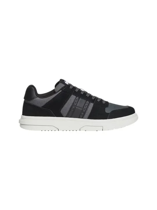 Φωτογραφία προϊόντος: Tommy Hilfiger - Ανδρικά Sneakers The Brooklyn Mixed Texture Suede Trainers EM0EM01457-BDS Μαύρο
