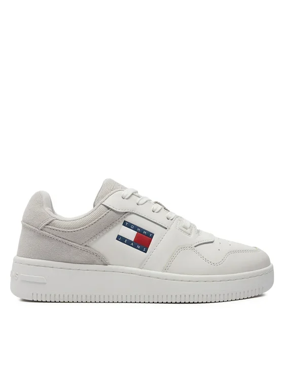 Φωτογραφία προϊόντος: Tommy Hilfiger - Γυναικεία Sneakers Retro Basket Mix EN0EN02653-P06 Λευκό