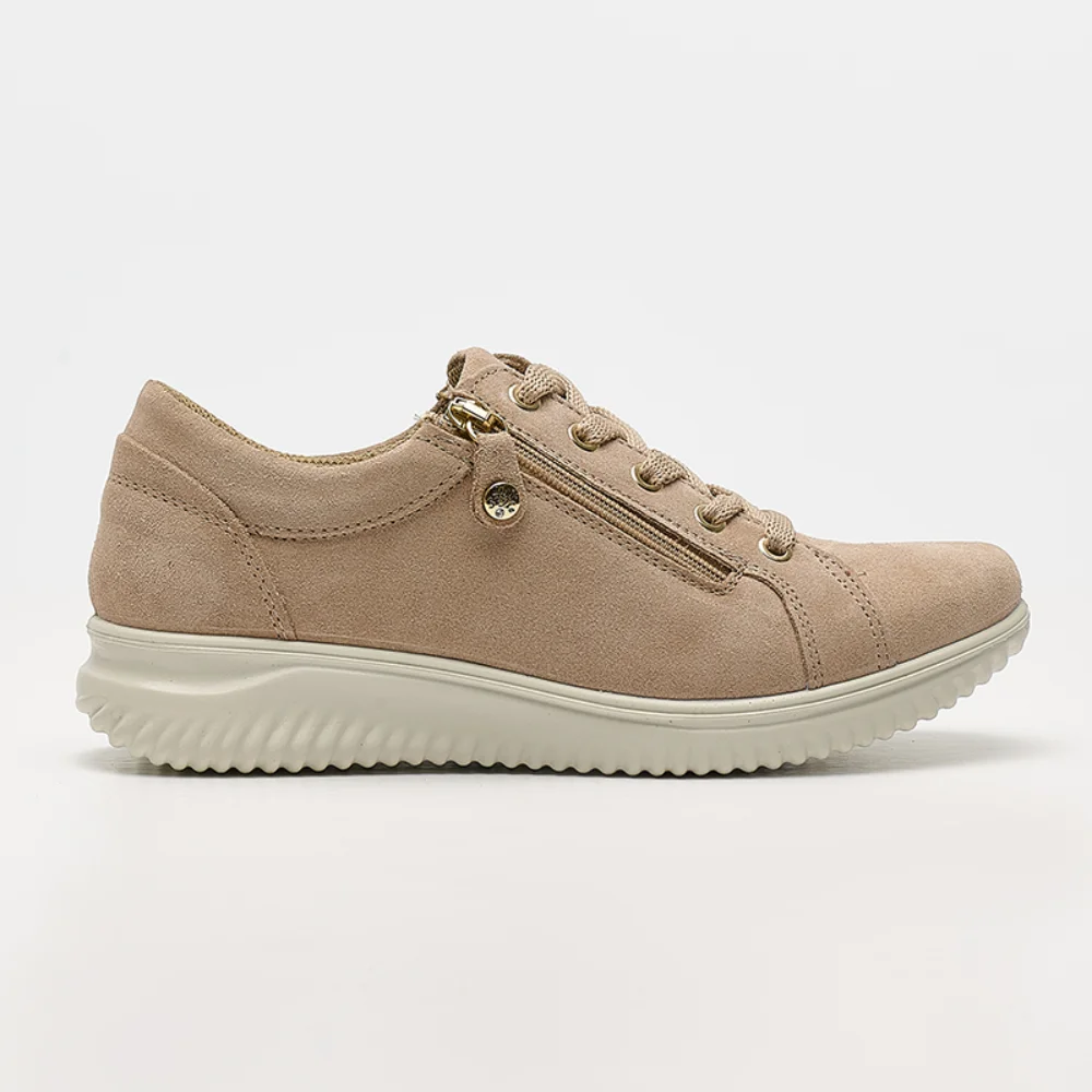 Φωτογραφία προϊόντος: Imac Sneakers Γυναικείο δέρμα Nubuck Μπεζ IMA/556050 VISONE